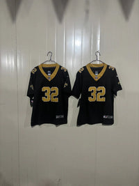 Saints 25/26 Mathieu #32 Black/Gold Game Kids Jersey