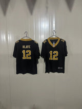 Saints 25/26 Olave #12 Black/Gold Game Kids Jersey