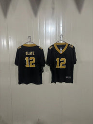 Saints 25/26 Olave #12 Black/Gold Game Kids Jersey
