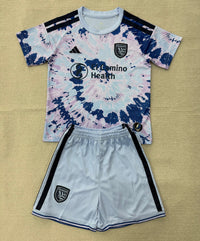 San Jose Earthquake 26/27 Blue/Black Away Kids Jersey Set