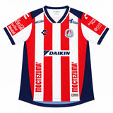 San luis 26/27 Red and White Vertical Stripes Home Jersey