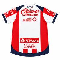 San luis 26/27 Red and White Vertical Stripes Home Jersey