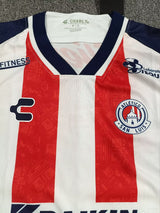 San luis 26/27 Red and White Vertical Stripes Home Jersey