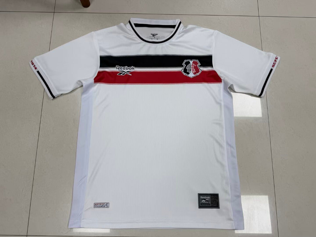 Santa Cruz 26/27 White/Black/Red Away Jersey