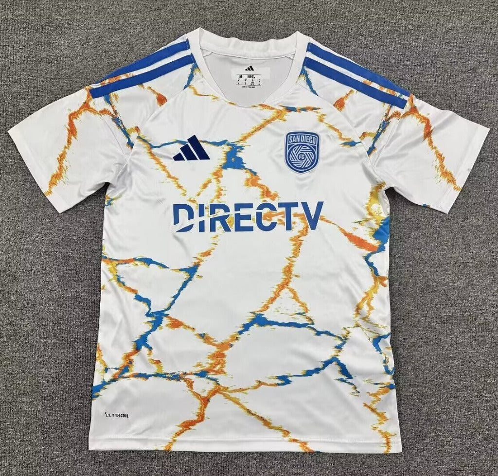 Santiago 26/27 White/Blue Away Authentic Jersey