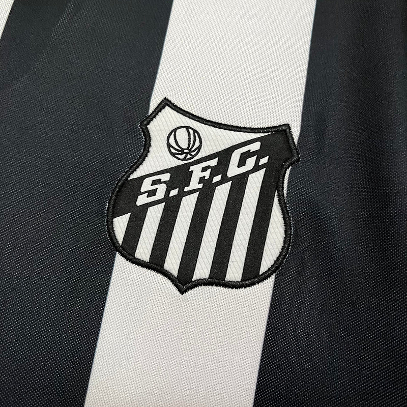 Santos 1958 Vintage Retro Black/White Home Jersey