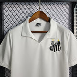 Santos 1970 Vintage Retro White Home Jersey