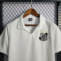 Santos 1970 Vintage Retro White Home Jersey