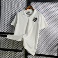 Santos 1970 Vintage Retro White Home Jersey