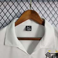 Santos 1970 Vintage Retro White Home Jersey