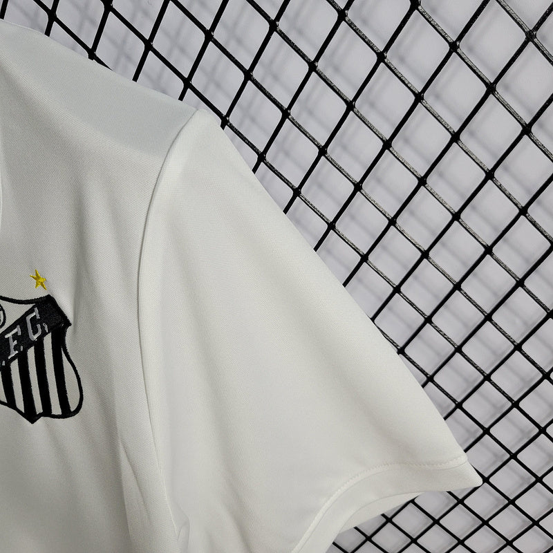 Santos 1970 Vintage Retro White Home Jersey
