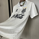 Santos 1993 Vintage Retro White Home Jersey