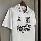Santos 1993 Vintage Retro White Home Jersey