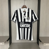 Santos 1996 Vintage Retro Black/White Away Jersey