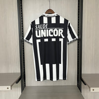 Santos 1996 Vintage Retro Black/White Away Jersey