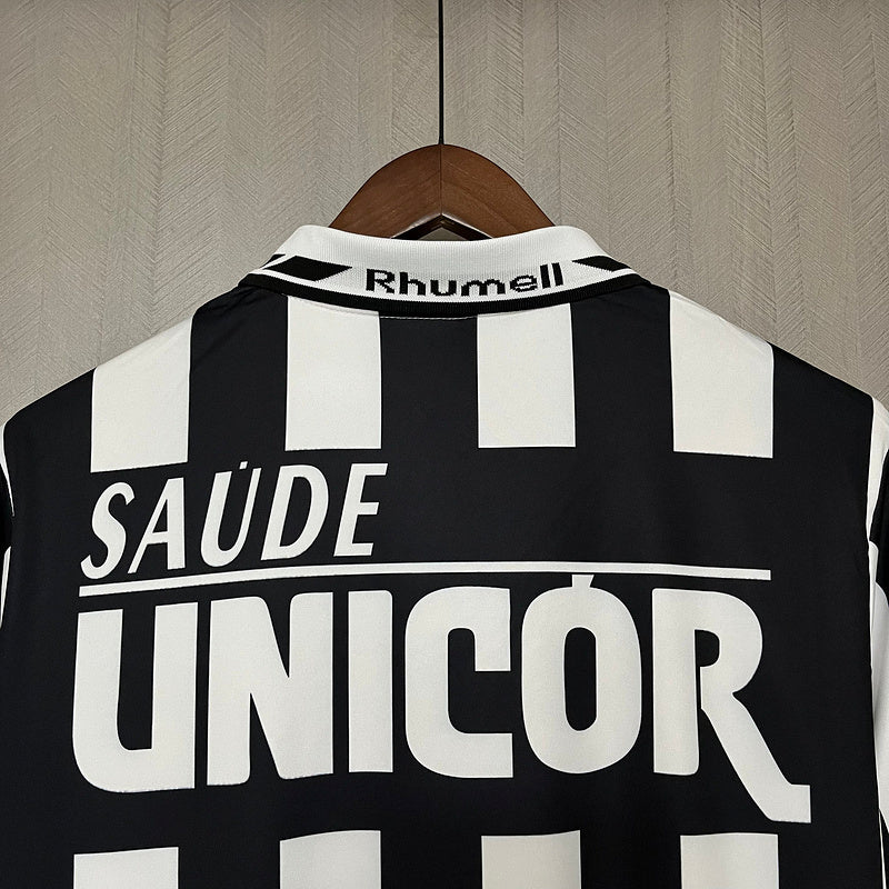 Santos 1996 Vintage Retro Black/White Away Jersey