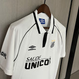 Santos 1997 Vintage Retro White Home Jersey