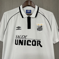 Santos 1997 Vintage Retro White Home Jersey