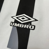 Santos 1998 Vintage Retro White Away Jersey