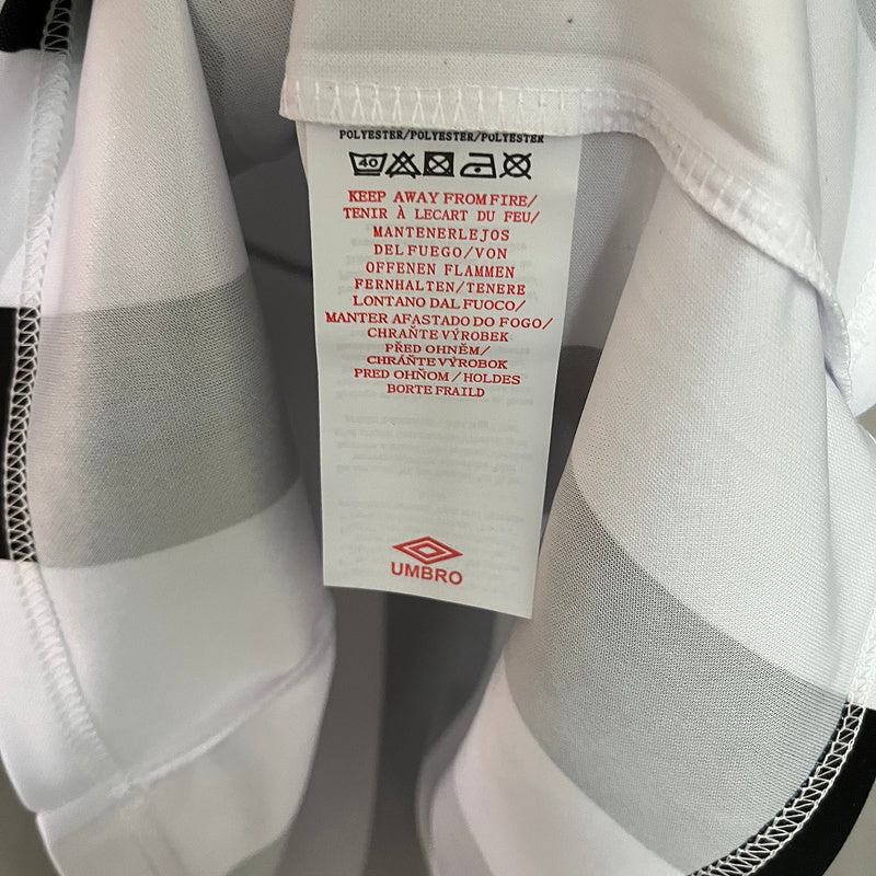 Santos 1998 Vintage Retro White Away Jersey