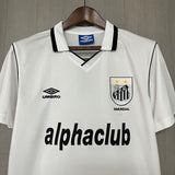 Santos 2001 Retro White Home Jersey