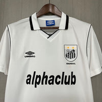Santos 2001 Retro White Home Jersey