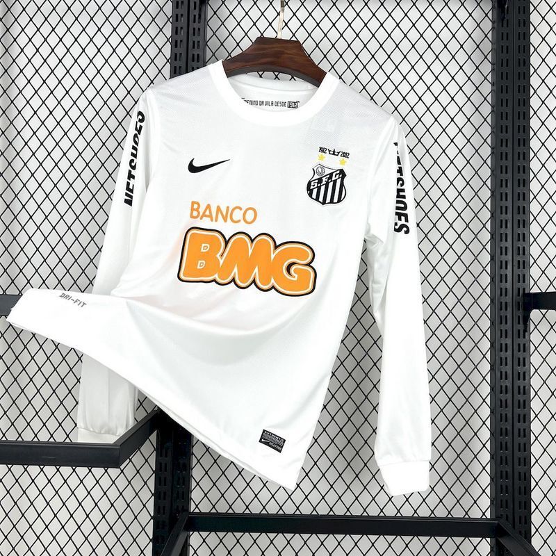 Santos 2011/12 Retro Home Long Sleeve Jersey