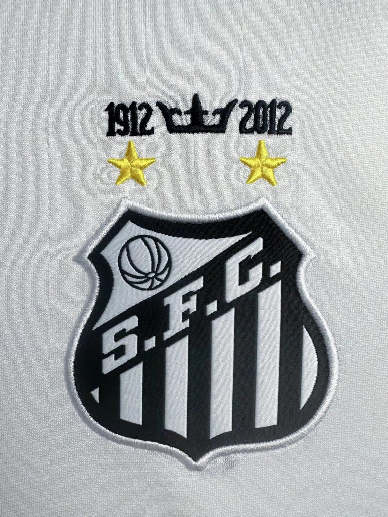 Santos 2012/13 Home Stadium Jersey (with Red Shoulder Patch) - Concept Kits