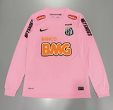 Santos 2012/13 Retro Pink Home Long Sleeve Jersey