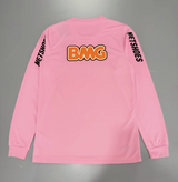 Santos 2012/13 Retro Pink Home Long Sleeve Jersey