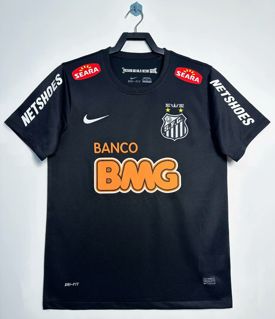 Santos 2012/13 Vintage Retro Black Jersey - Concept Kits