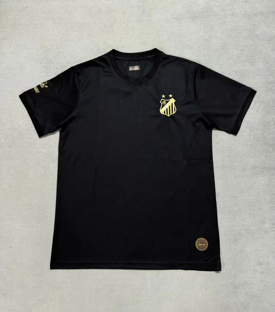 Santos 25/26 Black Training T-shirt - Concept Kits