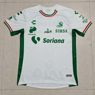 Santos Laguna 25/26 White/Green/Red Third Jersey