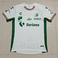 Santos Laguna 25/26 White/Green/Red Third Jersey
