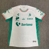 Santos Laguna 25/26 White/Green/Red Third Jersey
