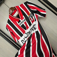 Sao Paulo 1997 Vintage Retro Red/Black Away Jersey