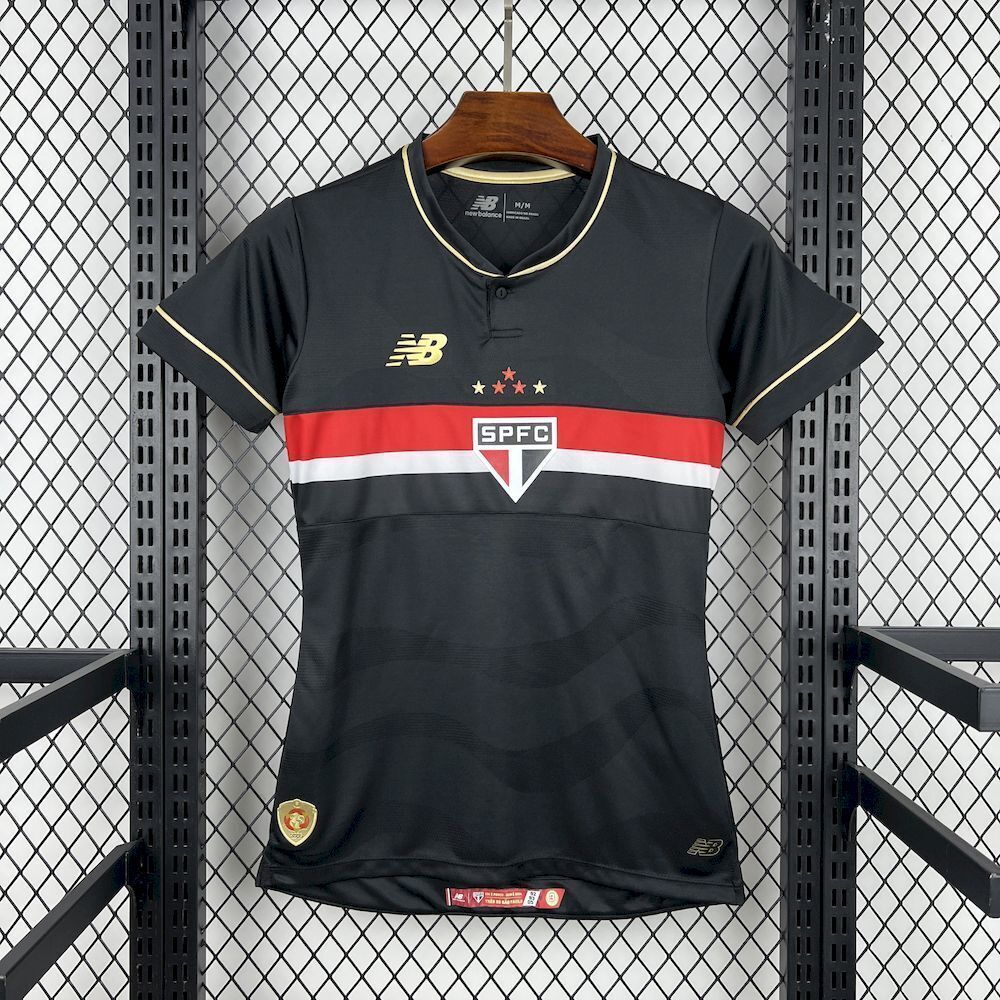 Sao Paulo 25/26 Black Woman Second Away Jersey
