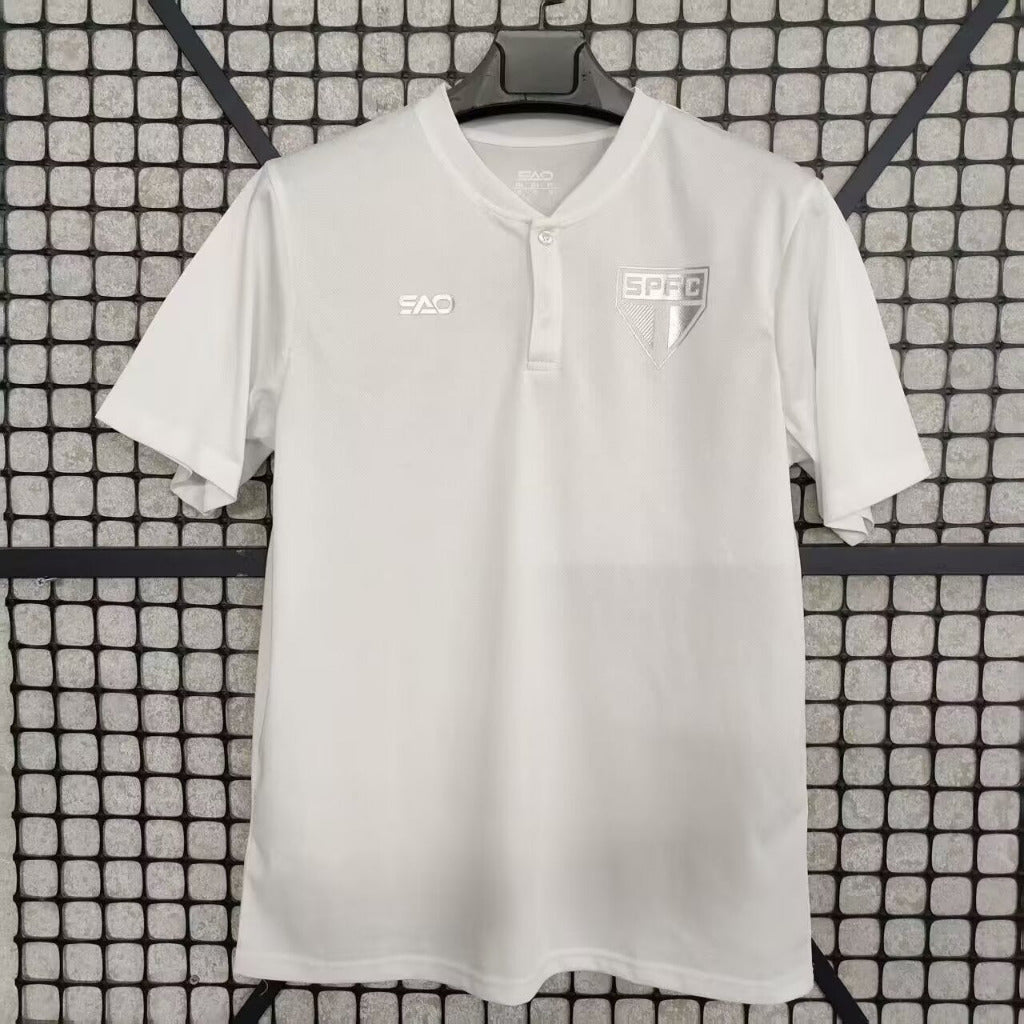 Sao Paulo 25/26 White Polo T-Shirt - Concept Kits
