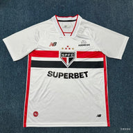 Sao Paulo 26/27 White/Red/Black Home Jersey