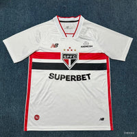 Sao Paulo 26/27 White/Red/Black Home Jersey