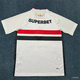 Sao Paulo 26/27 White/Red/Black Home Jersey