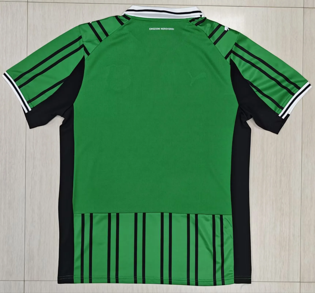 Sassuolo 25/26 Green/Black Home Jersey