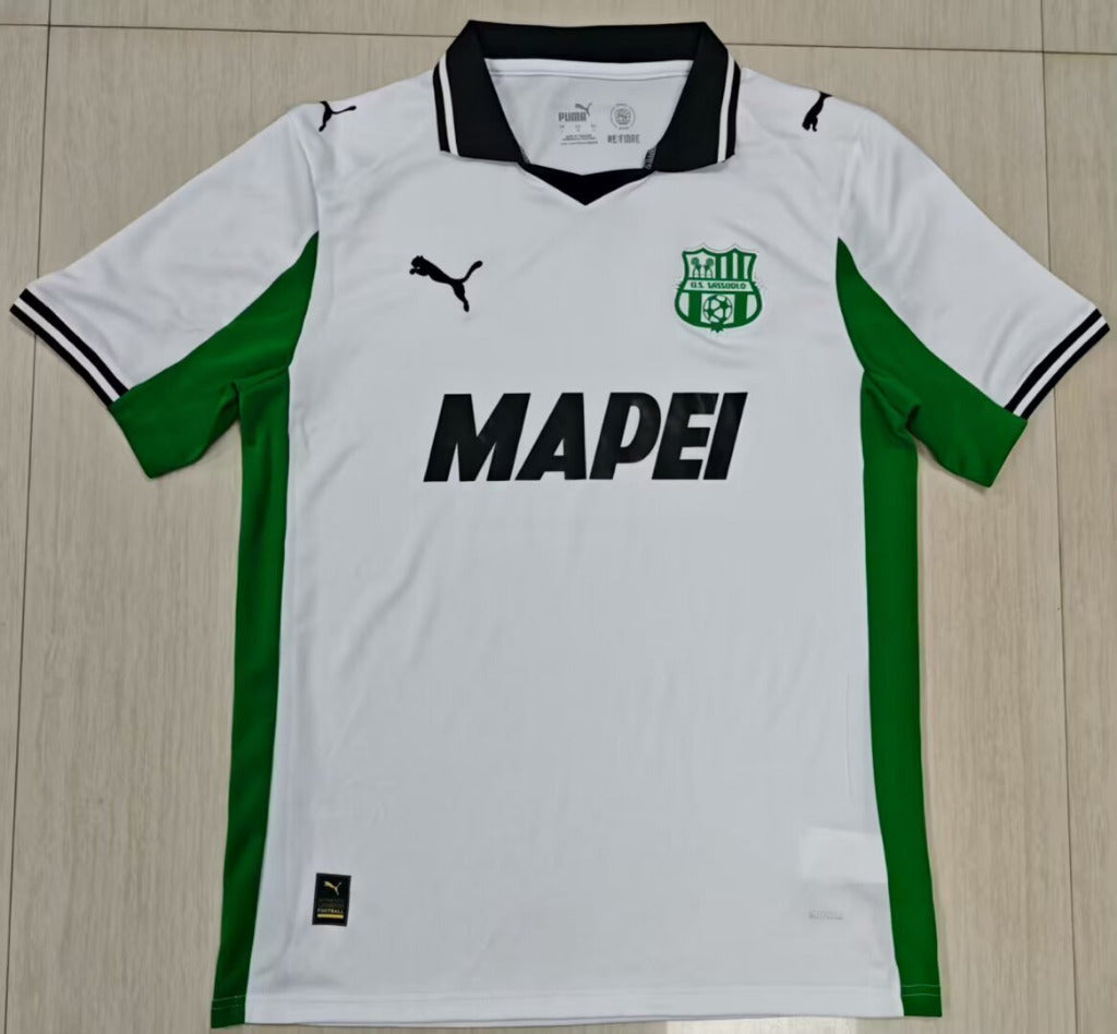 Sassuolo 25/26 White/Green Home Jersey