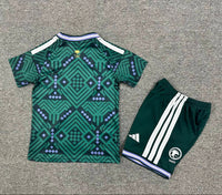 Saudi Arabia 26/27 Green/White Home Kids Jersey Set