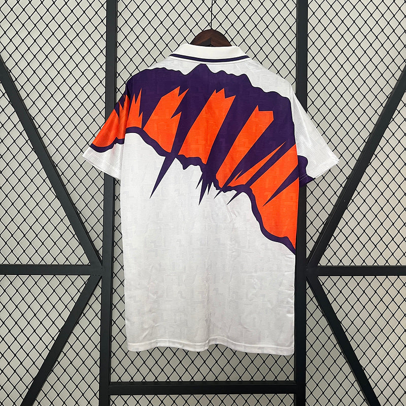 Scotland 1991 Vintage Retro White/Orange Away Jersey