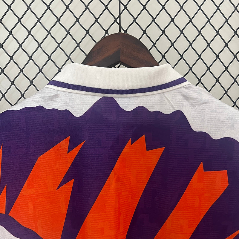 Scotland 1991 Vintage Retro White/Orange Away Jersey