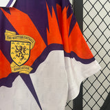 Scotland 1991 Vintage Retro White/Orange Away Jersey