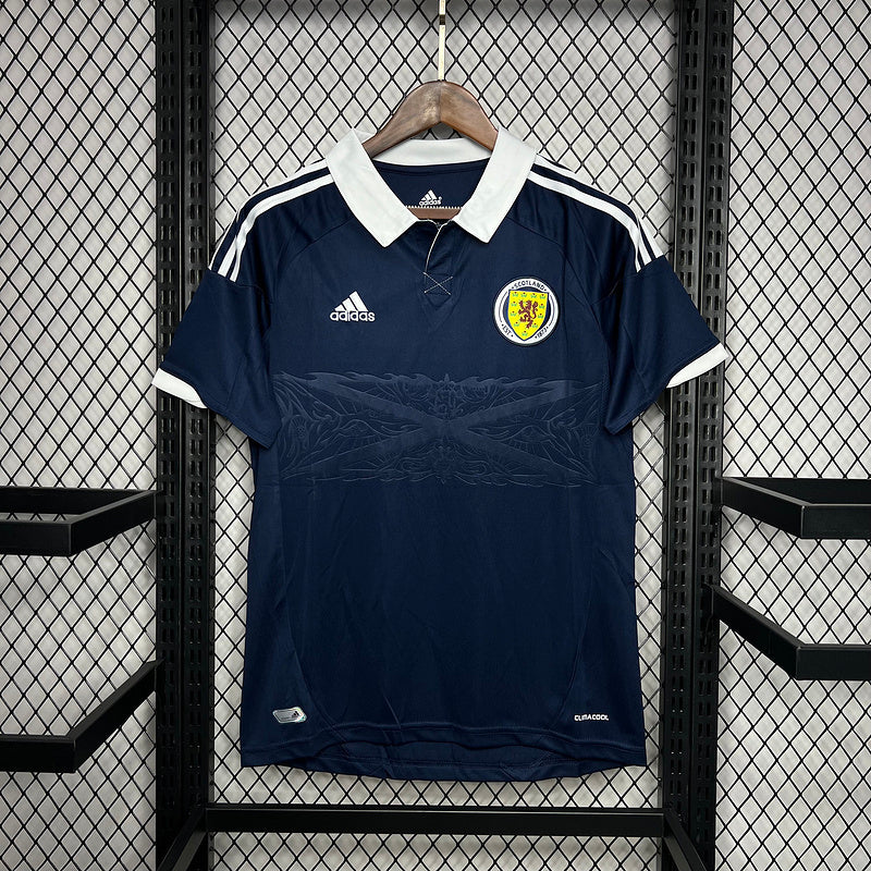 Scotland 2012 Vintage Retro Blue Home Jersey