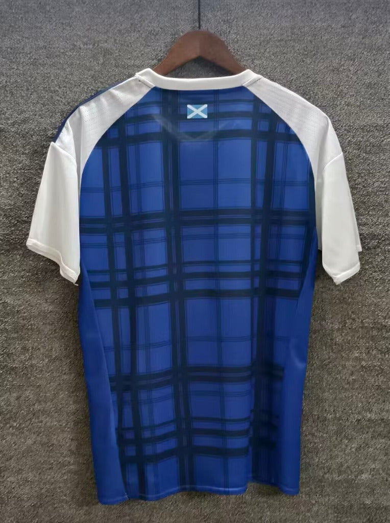 Scotland 2016 Retro Blue/White Home Jersey