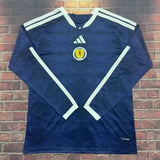 Scotland 2026 Blue/White Home Long Sleeves Jersey